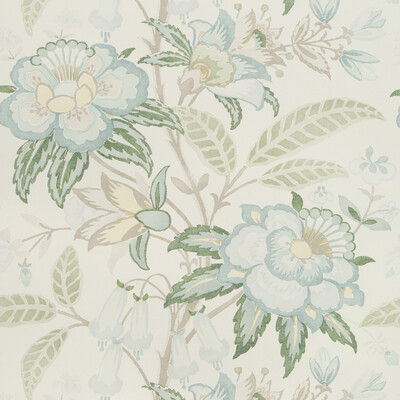 Lee Jofa P2018103.153.0 Davenport Paper Wallcovering in Sea Mist/Turquoise