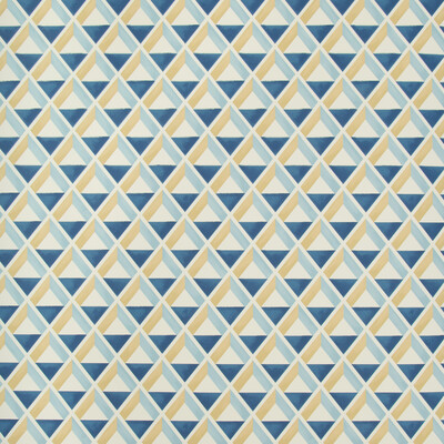 Lee Jofa P2018108.155.0 Cannes Paper Wallcovering in Sky/blue/Multi/Light Blue/Dark Blue