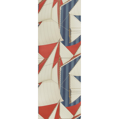 Lee Jofa P2018109.195.0 St Tropez Wp Wallcovering in Red/blue/Multi/Red/Blue