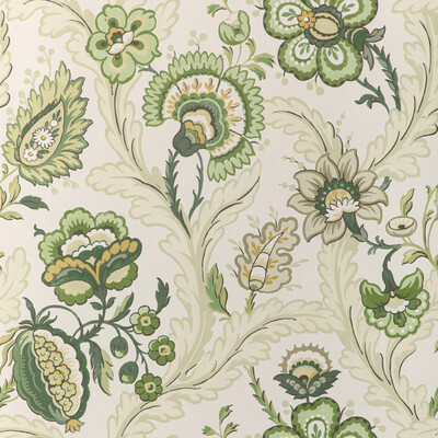Lee Jofa P2020101.311.0 Wimberly Paper Wallcovering in Leaf/pebble/Green/Grey