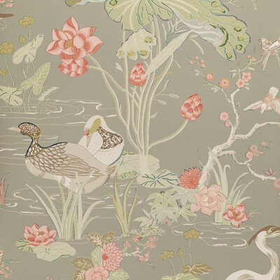 Lee Jofa P2020105.1067.0 Luzon Paper Wallcovering in Fawn/Multi/Taupe/Pink