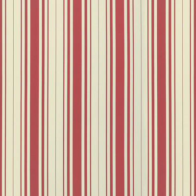 Lee Jofa P2022100.19.0 Baldwin Stripe Wp Wallcovering in Poppy/Red