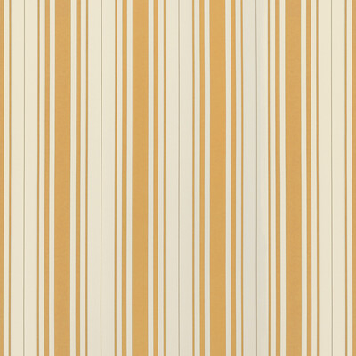 Lee Jofa P2022100.4.0 Baldwin Stripe Wp Wallcovering in Saffron/Gold