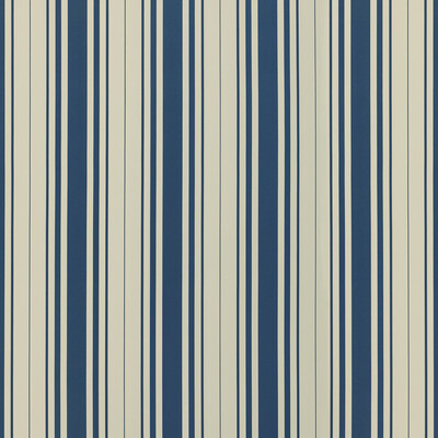 Lee Jofa P2022100.50.0 Baldwin Stripe Wp Wallcovering in Navy/Blue/Dark Blue