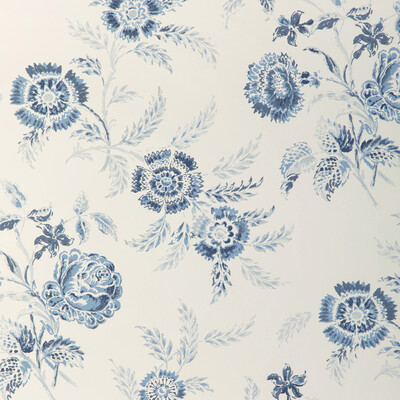 Lee Jofa P2022101.5.0 Boutique Floral Wp Wallcovering in Delft/Blue
