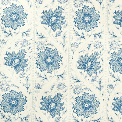 Lee Jofa P2022102.5.0 Calico Vine Wp Wallcovering in Porcelain/Blue