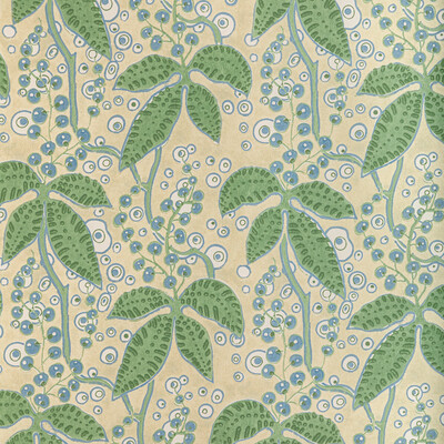 Lee Jofa P2022105.315.0 Putnam Paper Wallcovering in Leaf/blue/Green/Blue
