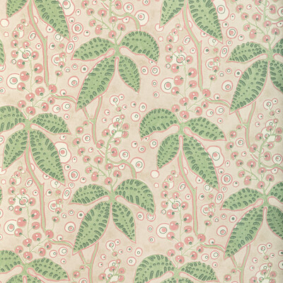 Lee Jofa P2022105.73.0 Putnam Paper Wallcovering in Green/rose/Green/Pink