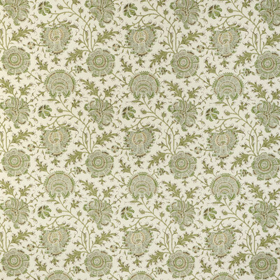 Lee Jofa P2022112.316.0 Indiennes Floral Wp Wallcovering in Ivy/Green