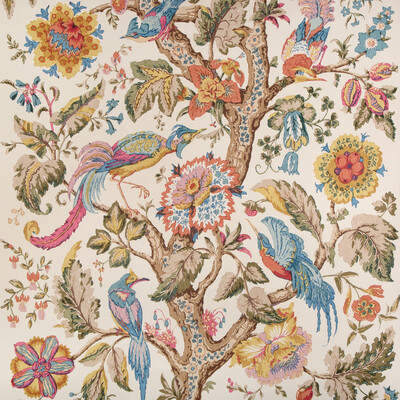 Lee Jofa P2023113.519.0 Tree Of Life Pnl Wallcovering in Denim/berry/Blue/Red