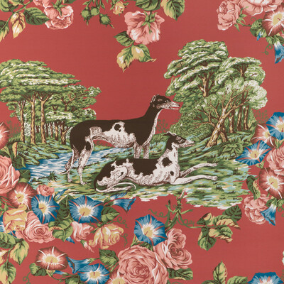Lee Jofa P2023120.19.0 Whippets Paper Wallcovering in Red