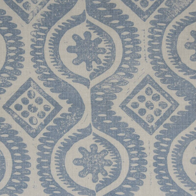 Lee Jofa PBFC-3501.15.0 Damask Wallcovering in Blue/White