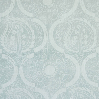 Lee Jofa PBFC-3503.13.0 Persian Leaf Wallcovering in Aqua/Light Blue/White