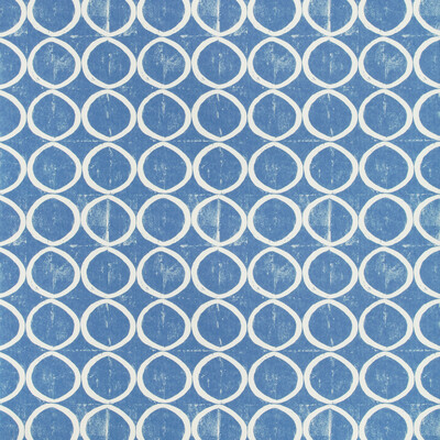 Lee Jofa PBFC-3520.5.0 Circles Wallpaper Wallcovering in Azure/Blue