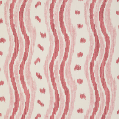 Lee Jofa Pbfc-3531.917.0 Ikat Stripe Wp Wallcovering in Coral/Pink