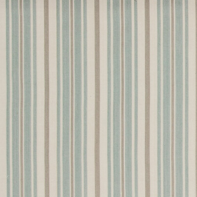 Baker Lifestyle PF50370.725.0 Morrell Stripe Multipurpose Fabric in Aqua/Green/Beige