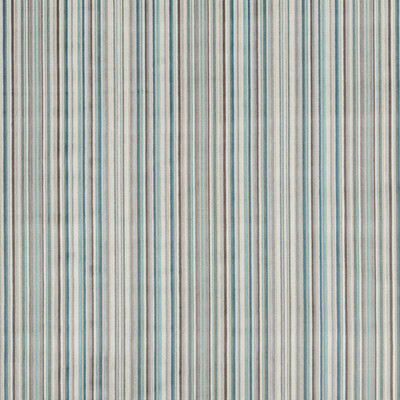 Baker Lifestyle PF50427.4.0 Samba Stripe Upholstery Fabric in Teal/Grey