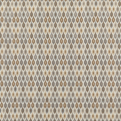 Baker Lifestyle PF50446.2.0 Mazara Drapery Fabric in Stone/Brown/White/Grey