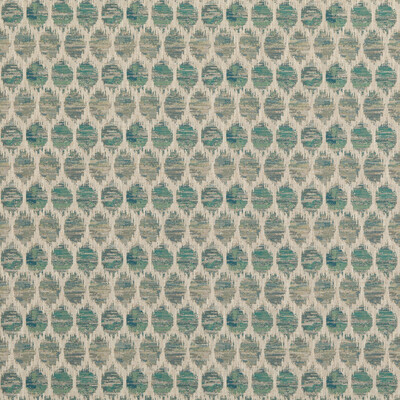Baker Lifestyle PF50491.725.0 Honeycomb Upholstery Fabric in Aqua/Green/Beige