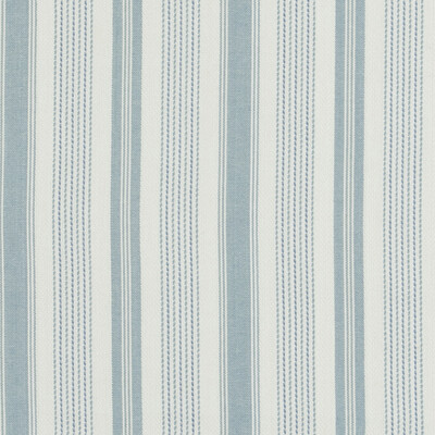 Baker Lifestyle PF50507.2.0 Purbeck Stripe Multipurpose Fabric in Aqua/Green