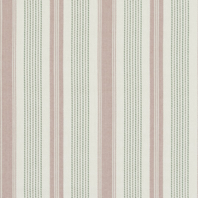 Baker Lifestyle PF50507.3.0 Purbeck Stripe Multipurpose Fabric in Pink/green/Pink/Green