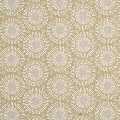 Baker Lifestyle PP50294.5.0 Charlecote Print Multipurpose Fabric in Ivory/biscuit/Beige/Grey/White