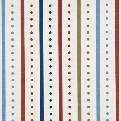 Baker Lifestyle PP50344.4.0 Opera Stripe Drapery Fabric in Red/blue/White/Red/Blue