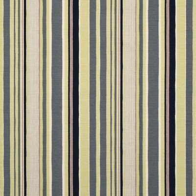 Baker Lifestyle PP50360.1.0 Mallow Stripe Multipurpose Fabric in Charcoal/mauve/dove/Beige/Grey/Black