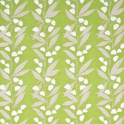 Baker Lifestyle PP50361.1.0 Bell Flower Multipurpose Fabric in Spring/Green/White