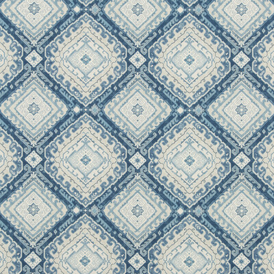 Baker Lifestyle PP50432.2.0 Rozel Multipurpose Fabric in Indigo/Blue