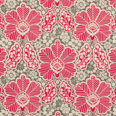Baker Lifestyle PP50479.6.0 Arbour Multipurpose Fabric in Fuchsia/Pink/White