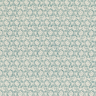 Baker Lifestyle PP50480.3.0 Flower Press Multipurpose Fabric in Aqua/Teal/White