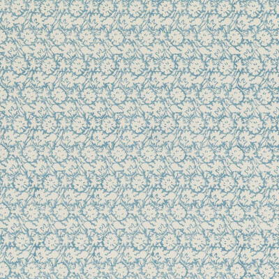 Baker Lifestyle PP50480.4.0 Flower Press Multipurpose Fabric in Soft Blue/Blue/White