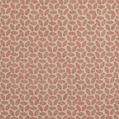Baker Lifestyle PP50482.2.0 Bumble Bee Multipurpose Fabric in Rustic Red/Red/White