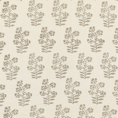 Baker Lifestyle PP50483.4.0 Wild Flower Multipurpose Fabric in Stone/Grey/White