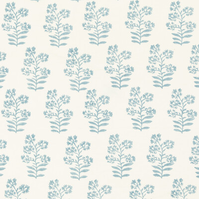 Baker Lifestyle PP50483.7.0 Wild Flower Multipurpose Fabric in Soft Blue/Blue/White
