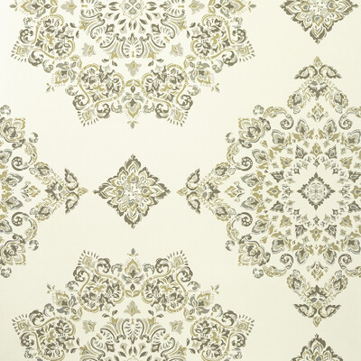 Baker Lifestyle PW78034.5.0 Parvani Wallcovering in Linen