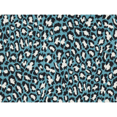 Kravet Design SPOTTEDCAT.5.0 Spotted Cat Multipurpose Fabric in Capri/Blue/White