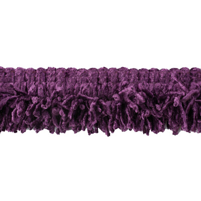 Kravet Couture T30190.10.0 Boa Fringe Trim Fabric in Purple ,  , Orchid