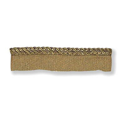 Kravet Couture T30208.30.0 Petite Cord W/flange Trim Fabric in Green ,  , Olive