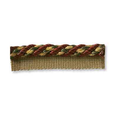 Kravet Design T30366.934.0 Cord W/lip Trim Fabric in Burgundy/red , 