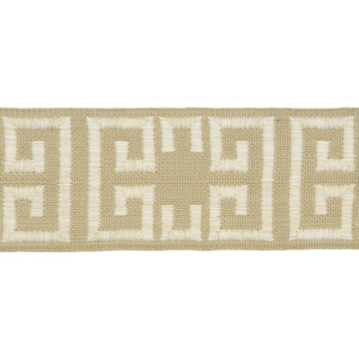 Kravet Couture T30509.1116.0 Empress Edging Trim Fabric in Beige , White , Pearl