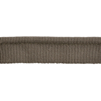 Kravet Couture T30559.818.0 Faille Cord Trim Fabric in Grey , Black , Graphite