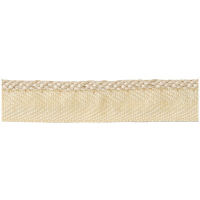Kravet Couture T30562.111.0 Micro Cord Trim Fabric in White , Beige , Champagne