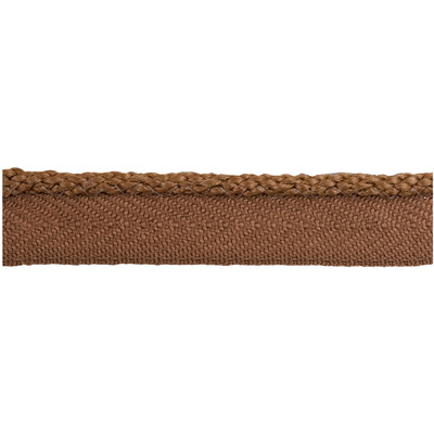 Kravet Couture T30562.46.0 Micro Cord Trim Fabric in Orange , Brown , Maple