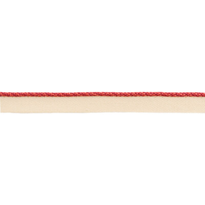 Kravet Design T30562.72.0 Micro Cord Trim Fabric in Pink , Burgundy/red , Island Coral