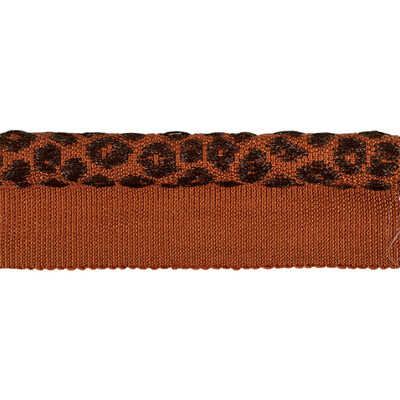Kravet Design T30613.24.0 Cheetah Cord Trim Fabric in Copper/Orange/Brown
