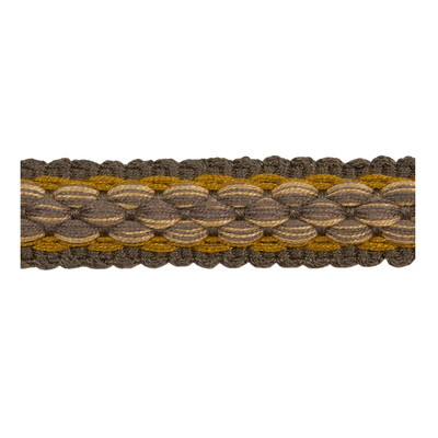 Kravet Couture T30622.114.0 Trek Trim Fabric in Buckwheat/Grey/Beige/Yellow