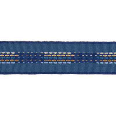 Kravet Design T30657.5.0 Marcel Trim Fabric in Blue , Yellow , Coast