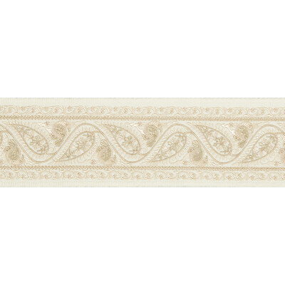 Kravet Couture T30687.16.0 India Trim Fabric in Ivory , Beige , Natural
